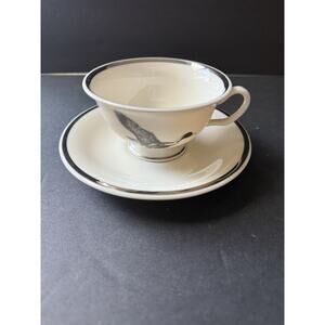 Wild Game Birds By Castleton China Cup And Saucer Set Pintail Duck Made In USA